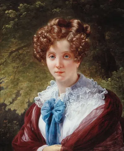 Портрет мадам Ле Дойен by Луи Эрсент, 1825 — digital art print download