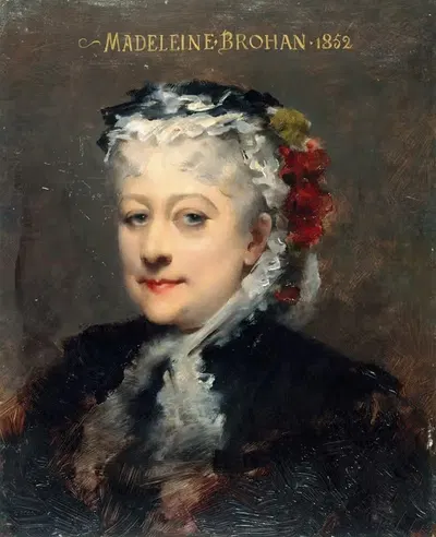 Портрет Мадлен Броан (1833-1900), члена Комеди-Франсез by Луиза Аббема, 1833-1900 — digital art print download