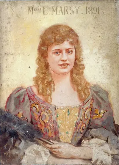 Луиза Марси (1866-1942), член Комедии-Франсез, в сценическом костюме. by Марсель Баше, 1866-1942 — digital art print download