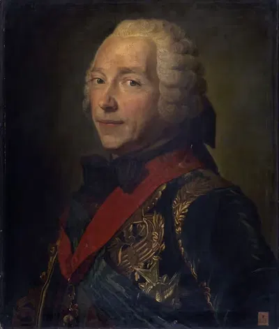 Портрет Шарля-Луи-Огюста Фуке, герцога де Бель-Иль (1684-1761), маршала Франции by Морис-Кентен де Ла Тур, 1684-1761 —…