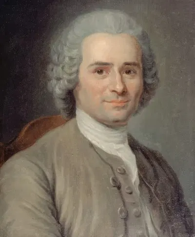 Портрет Жан-Жака Руссо (1712-1778), писателя и философа by Морис-Кентен де Ла Тур, 1712-1778 — digital art print download