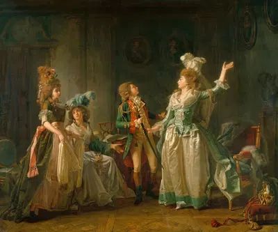 Отъезд дракона by Мишель Гарнье, 1789 — digital art print download