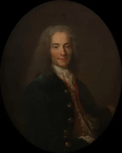Портрет Вольтера (1694-1778) в 1718 году by Николас де Ларжильер, 1694-1778 — digital art print download