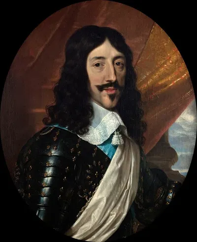 Портрет Людовика XIII (1601-1643), короля Франции by Филипп де Шампен, 1601-1643 — digital art print download