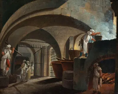 Литейный цех на Hôtel-Dieu by Пьер-Антуан Демаки, 1773 — digital art print download