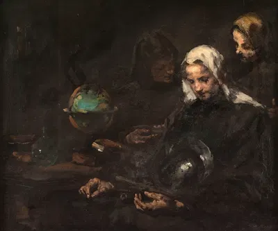 Chez l'antiquaire by Théodule Ribot, 1891 — digital art print download