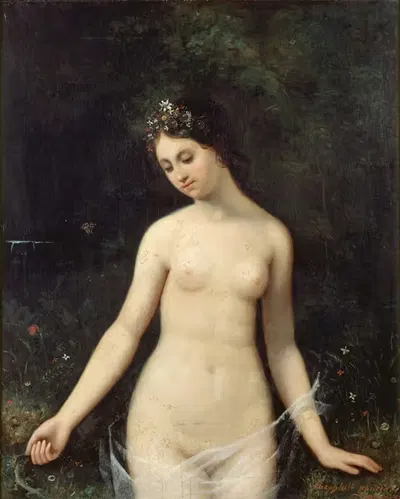 Молодая женщина нагишом by Теофиль Готье, 1831 — digital art print download
