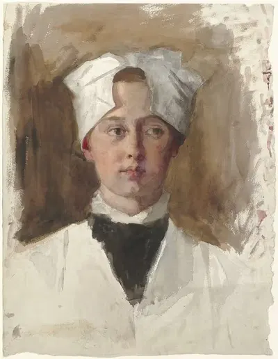 Портрет сиротки by Тереза Шварце, 1861 - 1918 — digital art print download