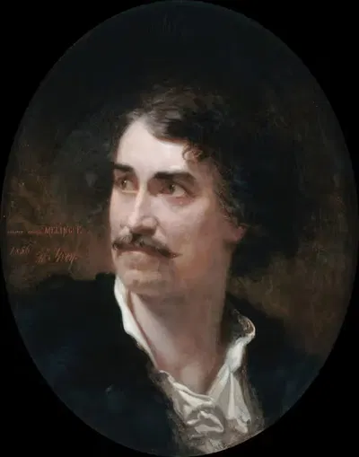 Портрет Этьена Мелинге (1808-1875), актера и скульптора by Адольф Ивон, 1808-1875 — digital art print download