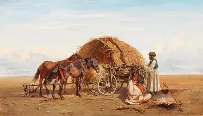Отдых на пустыне by Александр фон Бенса — digital art print download