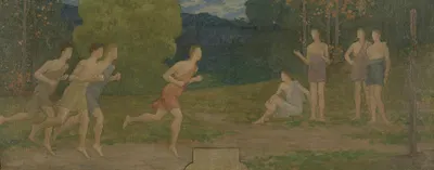Les éphèbes by Alexandre Séon, 1892 — digital art print download