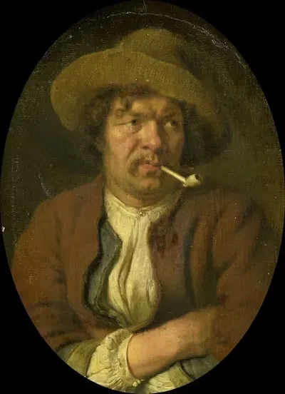 Курильщик by Ари де Войс, 1655 - 1680 — digital art print download