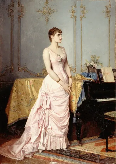 Портрет Розы Карон (1857-1890), певицы. by Огюст Тулмуш, 1857-1890 — digital art print download