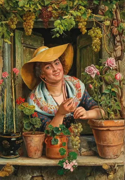 Сладкие винограды by Аурелио Зингони — digital art print download