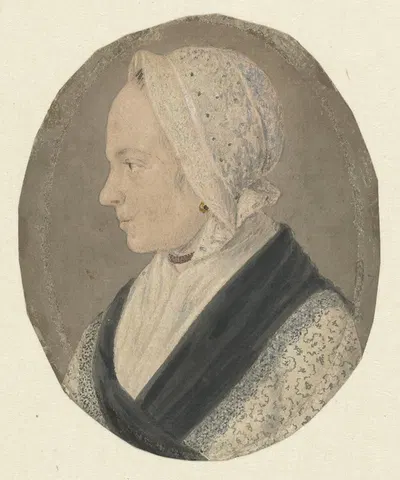 Portret van Willemijntje van den Bos by Cornelis van Noorde, 1792 — digital art print download