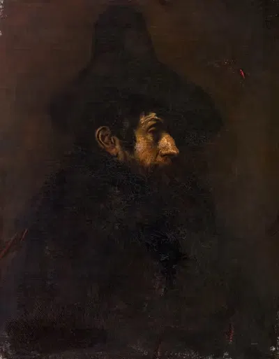 Homme au grand chapeau by Eduardo Zamacois y Zabala, 1860-1870 — digital art print download