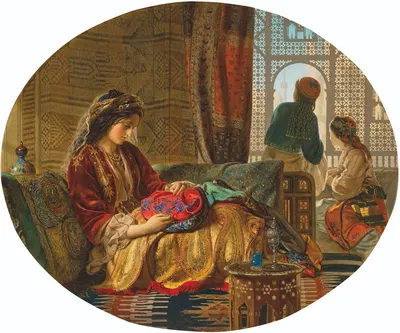 Xarifa; зегрийская дама не расцвела и т.д. by Фрэнсис Джон Уайбёрд, 1863 — digital art print download