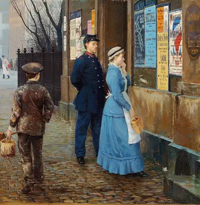 Første November by Hans Andersen Brendekilde, 1884 — digital art print download