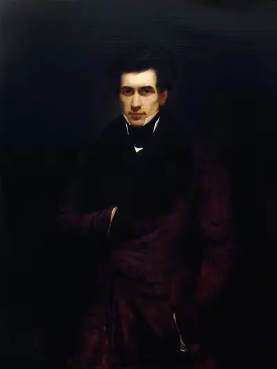 Портрет Арманда Карреля (1800-1836), журналиста by Хендрик Шеффер, 1800-1836 — digital art print download