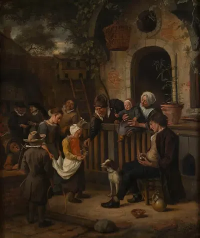 Le petit quêteur by Jan Steen, 1663 - 1665 — digital art print download