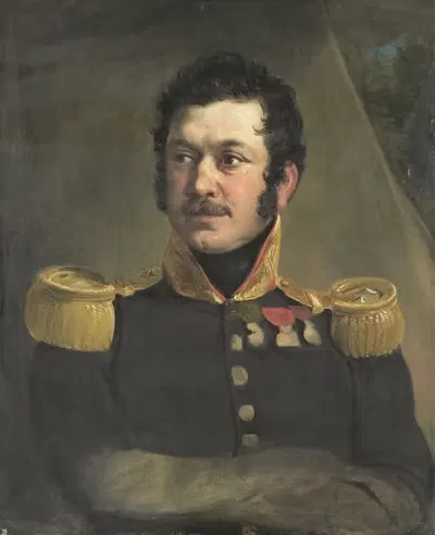 Портрет генерал-лейтенанта Фредерика Кнотцера by Ян Виллем Пиненман, c. 1832 — digital art print download