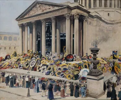 Les Funérailles de Victor Hugo, 31 mai et 1er juin 1885 by Jean-Paul Sinibaldi, 1885 — digital art print download