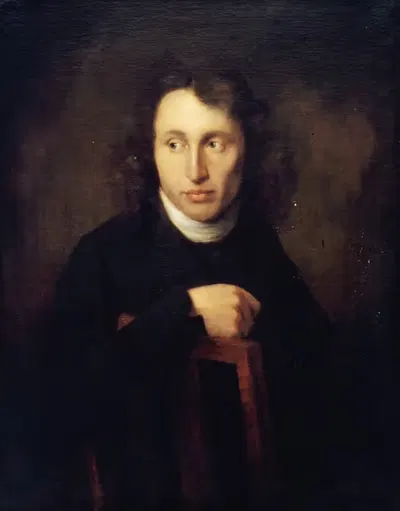 Автопортрет by Иоганн Бернхард Шеффер, 1808 — digital art print download