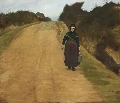 Летний вечер by Иоганнес Краг, 1892 — digital art print download