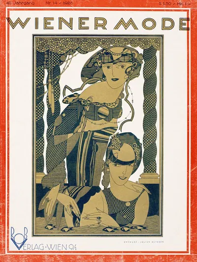 Wiener Mode by Юлий Клингер, 1928 — digital art print download