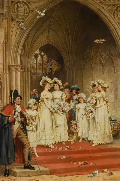 Свадебная церемония by Ласлетт Джон Потт, 1893 — digital art print download