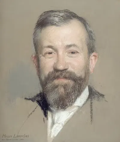Портрет Анри Лаведана, писателя и драматурга (1859-1940) by Марсель Баше, 1859-1940 — digital art print download