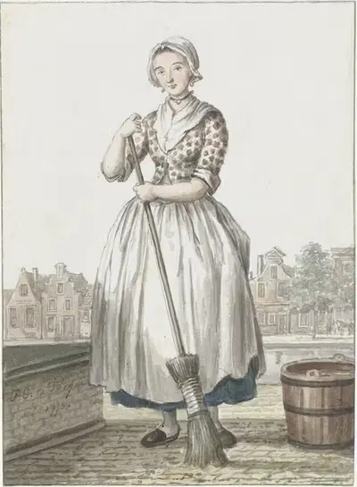 Гаагская служанка by Паулюс Константин ла Фарг, 1775 — digital art print download
