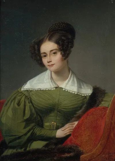 Портрет мадам Ратело by Пьер Рош Виньон, 1832 — digital art print download