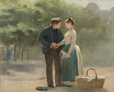 Le Matin by Roussel-Géo, 1889 — digital art print download