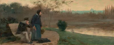 Le Soir by Roussel-Géo, 1889 — digital art print download