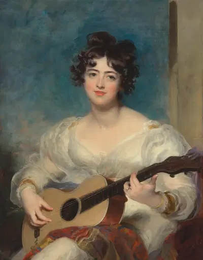 Portrait of Elizabeth Blake, Lady Wallscourt by Sir Thomas Lawrence, 1805-1877 — digital art print download