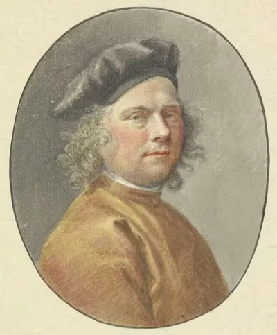 Автопортрет Тако Хайо Ельгерсмы by Тако Хайо Ельгерсма, 1712 - 1795 — digital art print download