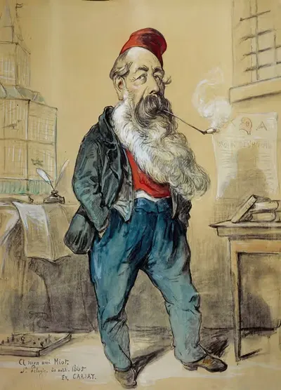 Портрет Жюля Миота (1810-1883), политика by Этьен Каржа, 1810-1883 — digital art print download