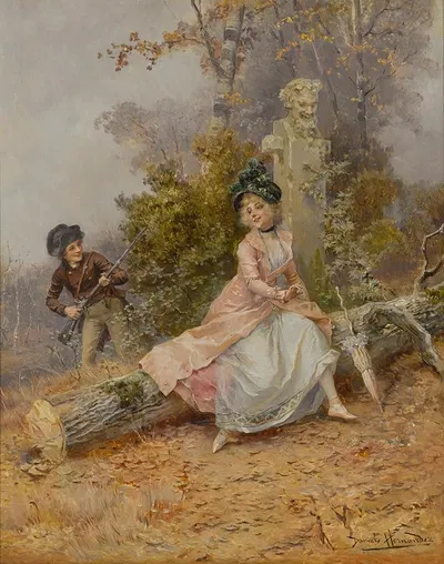 Lover's tryst by Daniel Hernández Morillo — digital art print download