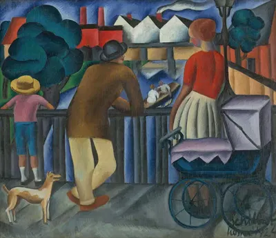 Городская тема by Гейза Шиллер, 1924 — digital art print download
