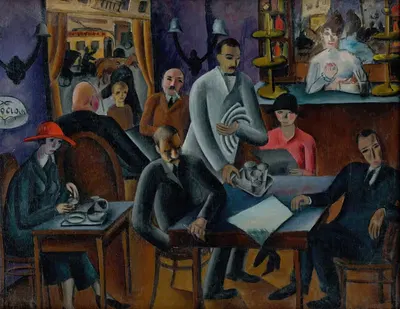 В кафе by Гейза Шиллер, 1924 — digital art print download