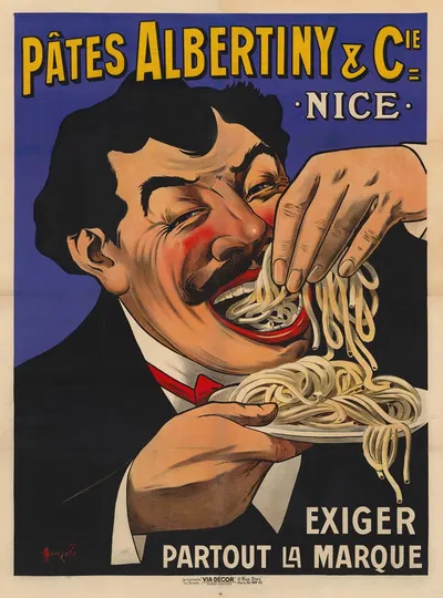 Pâtes Albertiny & Cie. Exigez partout la marque by Марселлен Озоль, 1910-1920 — digital art print download