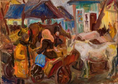 Ярмарка by Елена Амелия Кровицка, 1935 — digital art print download