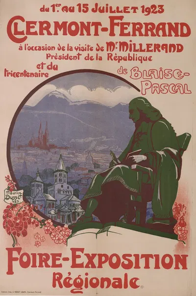 La Foire-Exposition régionale by Maurice Busset, 1923 — digital art print download