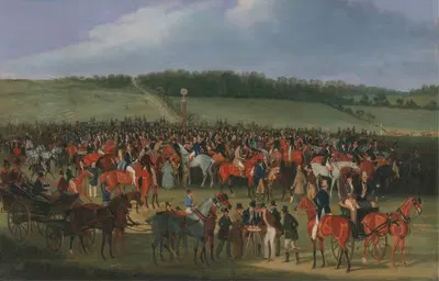 Epsom Races; The Betting Post by James Pollard, 1834 - 1835 — digital art print download
