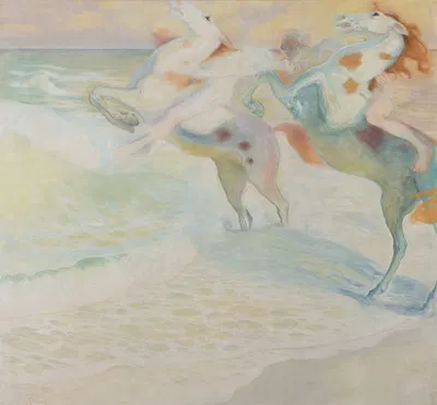 Sketch for 'Fight for a woman' by Kazimierz Stabrowski, 1920-1922 — digital art print download
