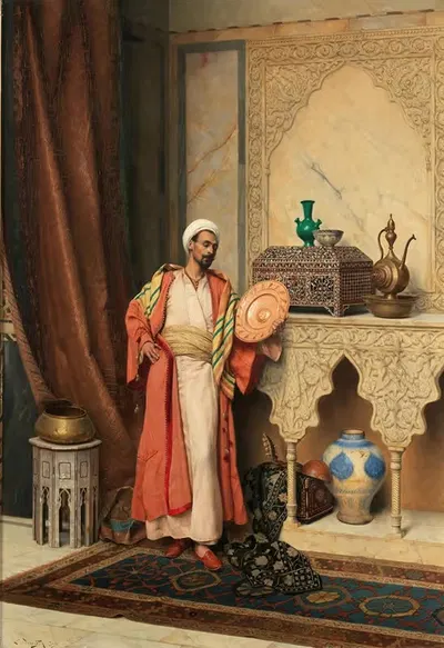 The Connoisseur by Ludwig Deutsch, 1894 — digital art print download