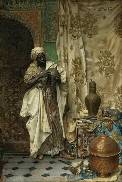 The Inspection by Ludwig Deutsch, 1883 — digital art print download