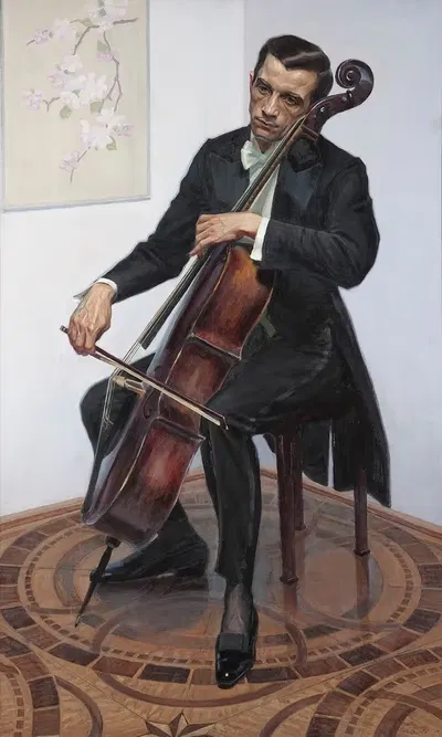 Портрет мужчины by Михал Виктор Чепита, 1927 — digital art print download