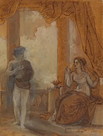 Виола и Оливия by Роберт Смирк, 1822 — digital art print download